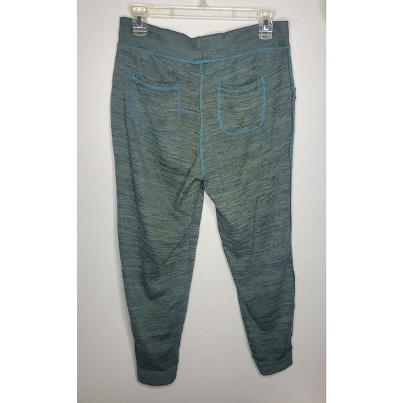 Athleta Techie Sweatpant Jogger Heathered Green Space Dye Women's Size Small - Picture 7 of 15